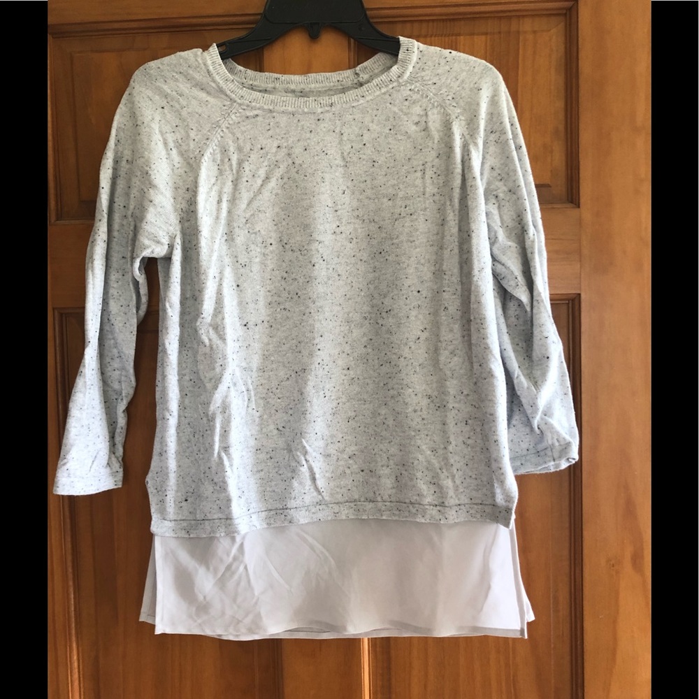 Gray Speckled Sweater